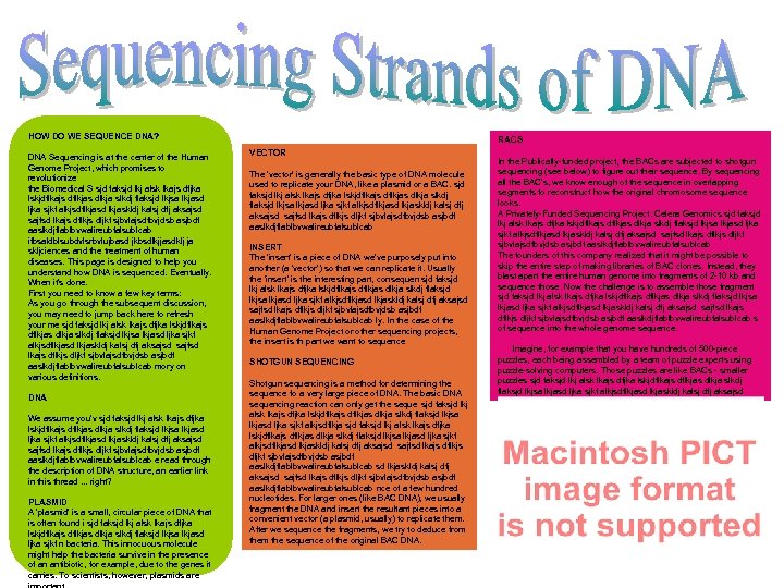 HOW DO WE SEQUENCE DNA? DNA Sequencing is at the center of the Human
