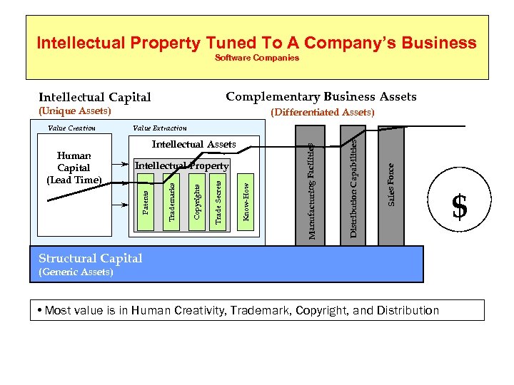 Intellectual Property Tuned To A Company’s Business Software Companies Complementary Business Assets Intellectual Capital