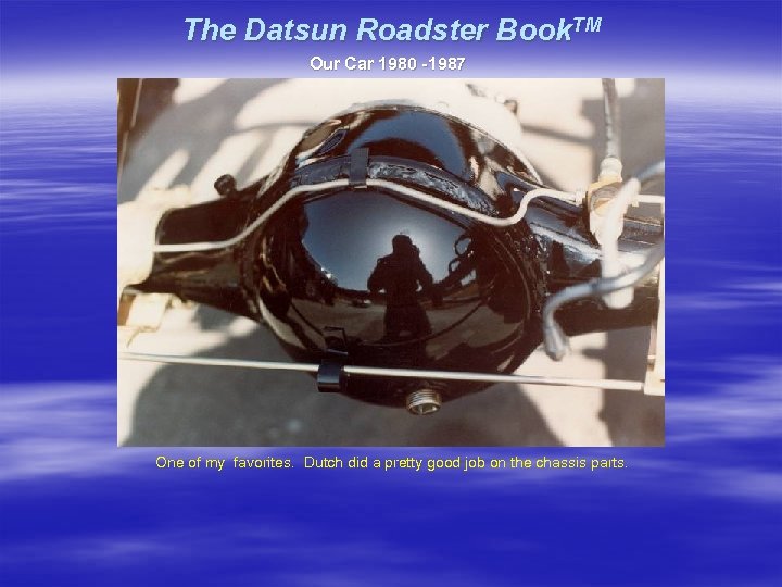 The Datsun Roadster Book. TM Our Car 1980 -1987 One of my favorites. Dutch