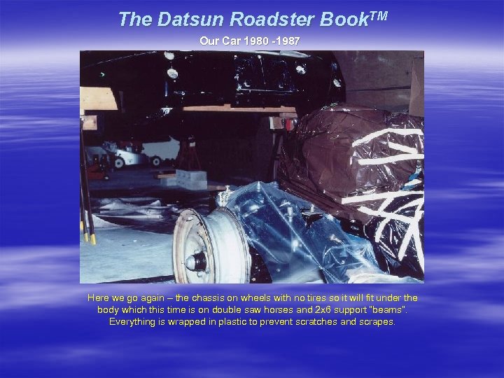 The Datsun Roadster Book. TM Our Car 1980 -1987 Here we go again –