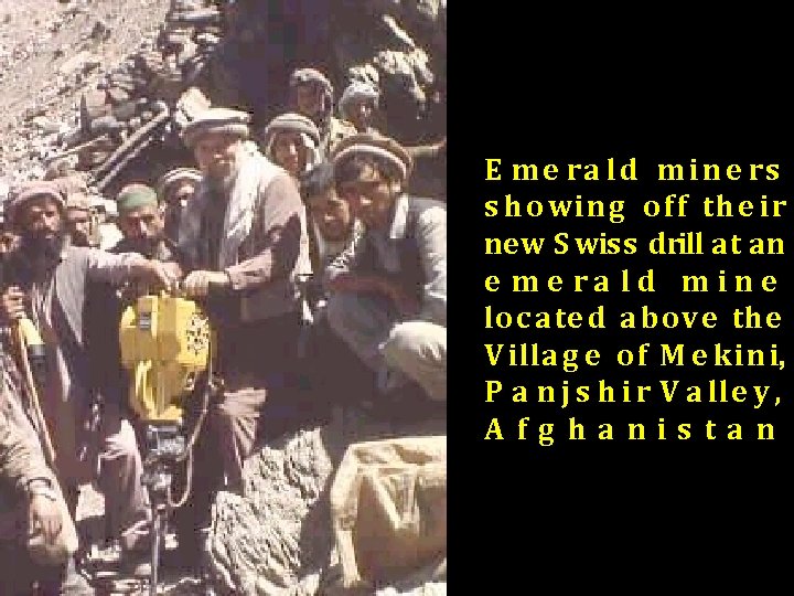 E m e ra l d m i n e rs s h o
