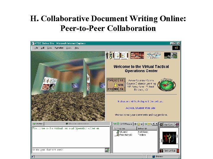 H. Collaborative Document Writing Online: Peer-to-Peer Collaboration 