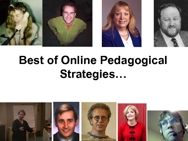 Best of Online Pedagogical Strategies… 