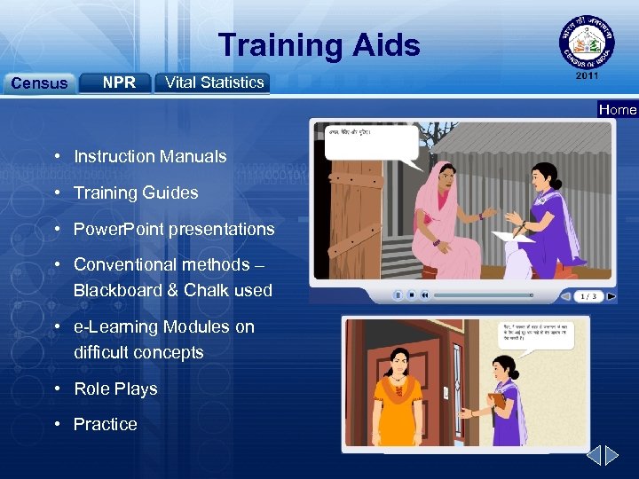Training Aids Census NPR Vital Statistics Home • Instruction Manuals • Training Guides •