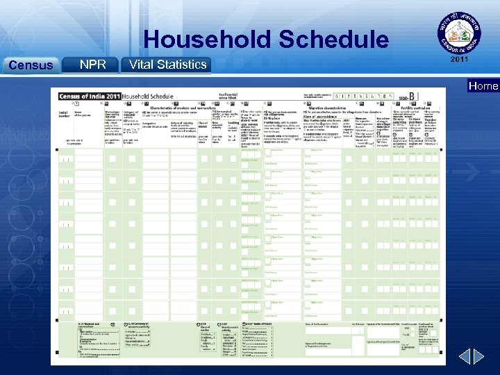 Household Schedule Census NPR Vital Statistics Home 