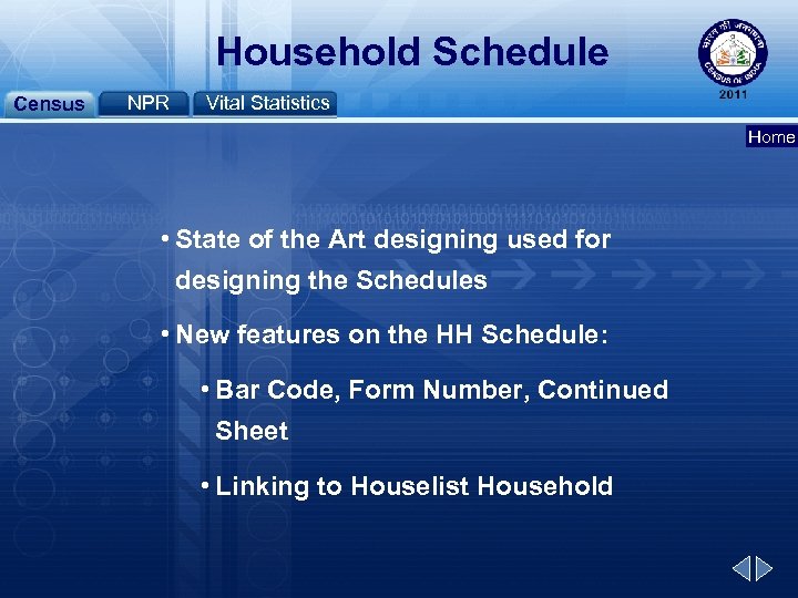 Household Schedule Census NPR Vital Statistics Home • State of the Art designing used