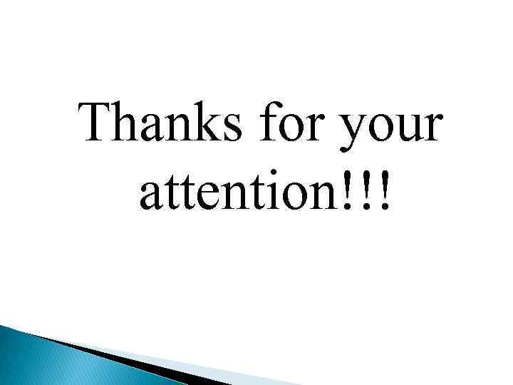 Thanks for your attention!!! 