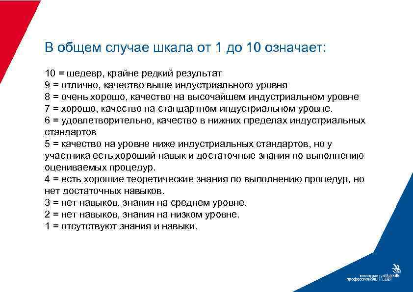 В общем случае шкала от 1 до 10 означает: 10 = шедевр, крайне редкий