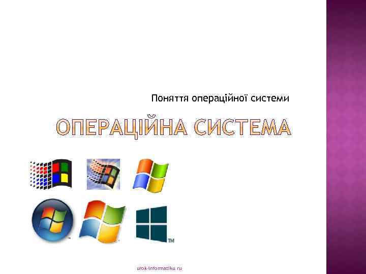 Поняття операційної системи urok-informatiku. ru 