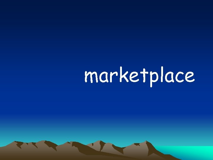 marketplace 