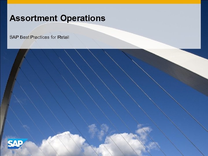 Assortment Operations SAP Best Practices for Retail 