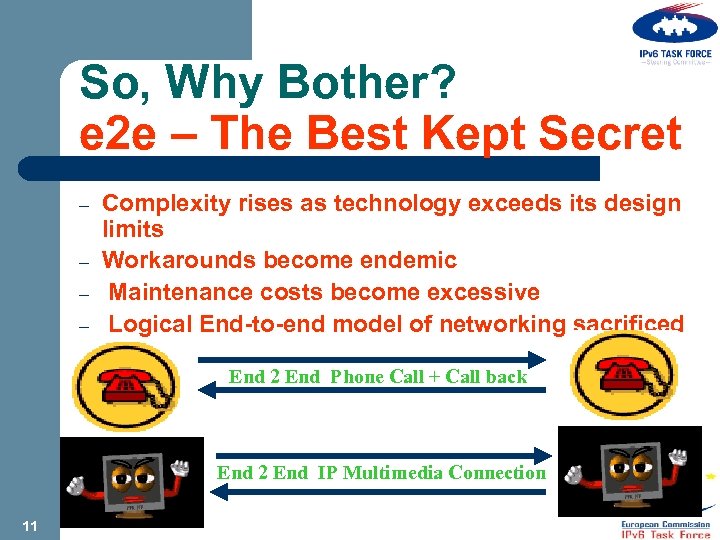 So, Why Bother? e 2 e – The Best Kept Secret – – Complexity