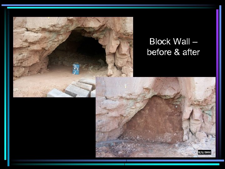 Block Wall – before & after 