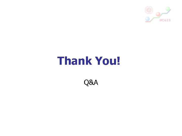 Thank You! Q&A 