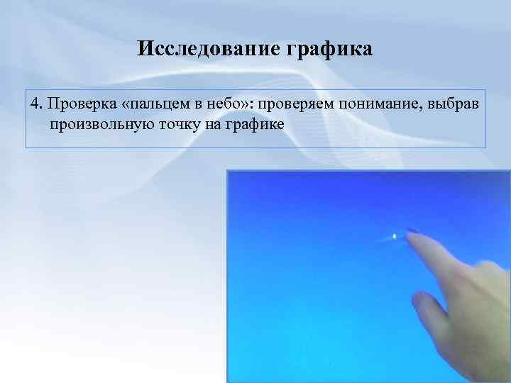 Исследование графика 4. Проверка «пальцем в небо» : проверяем понимание, выбрав произвольную точку на