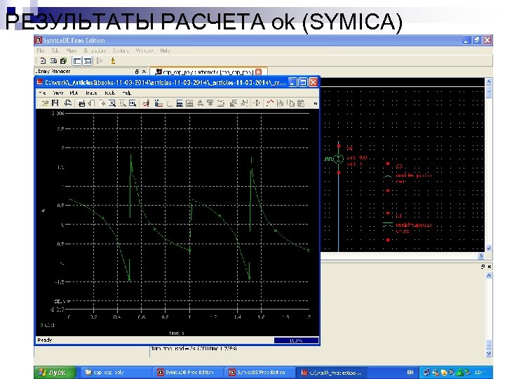 РЕЗУЛЬТАТЫ РАСЧЕТА ok (SYMICA) 