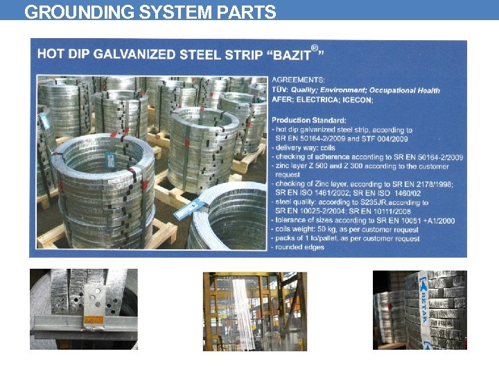 GROUNDING SYSTEM PARTS 