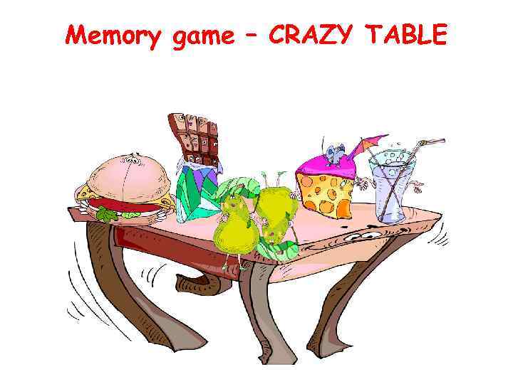 Memory game – CRAZY TABLE 