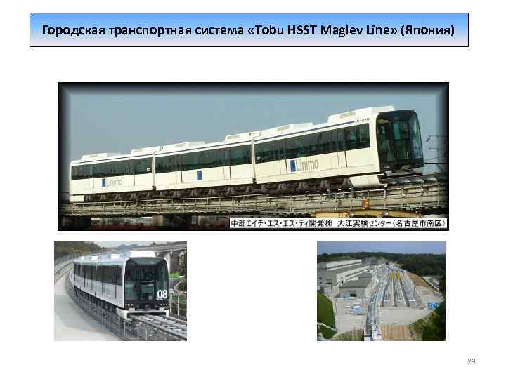 Городская транспортная система «Tobu HSST Maglev Line» (Япония) 23 