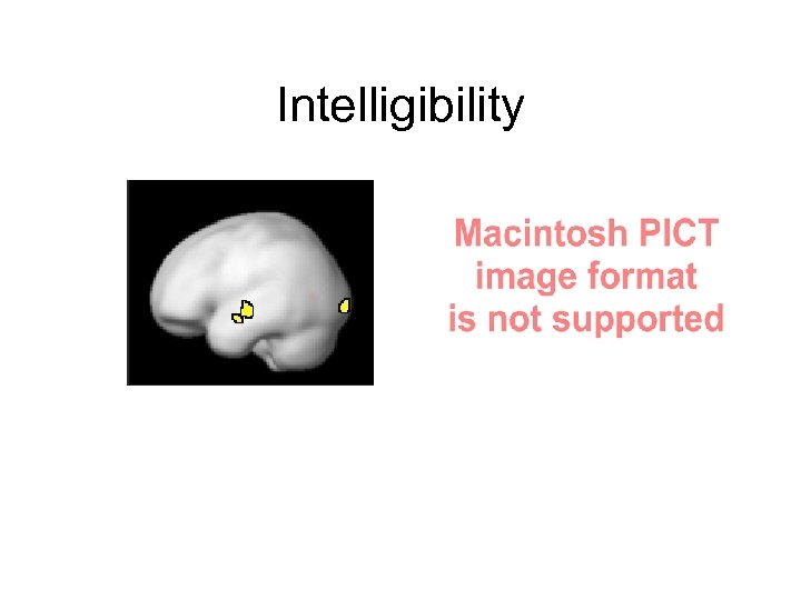 Intelligibility 