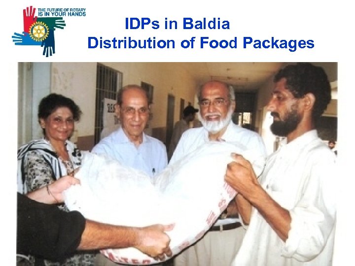 IDPs in Baldia Distribution of Food Packages 