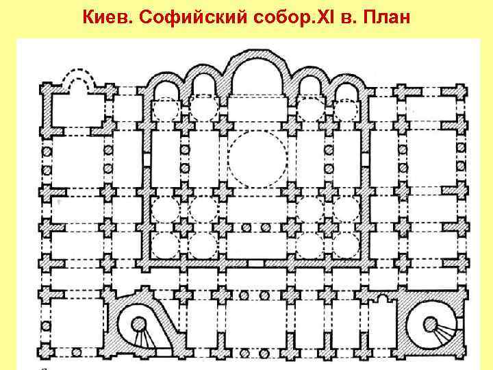 Софийский собор в киеве схема