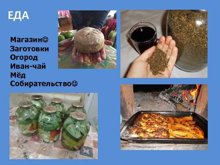 ЕДА Магазин Заготовки Огород Иван-чай Мёд Собирательство 