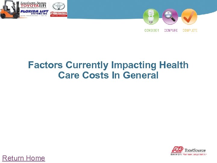 Factors Currently Impacting Health Care Costs In General Return Home 
