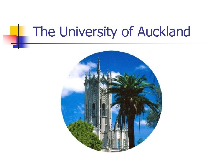 The University of Auckland 