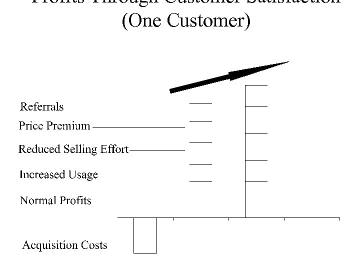 Profits Through Customer Satisfaction (One Customer) 