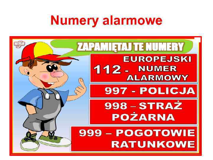 Numery alarmowe 