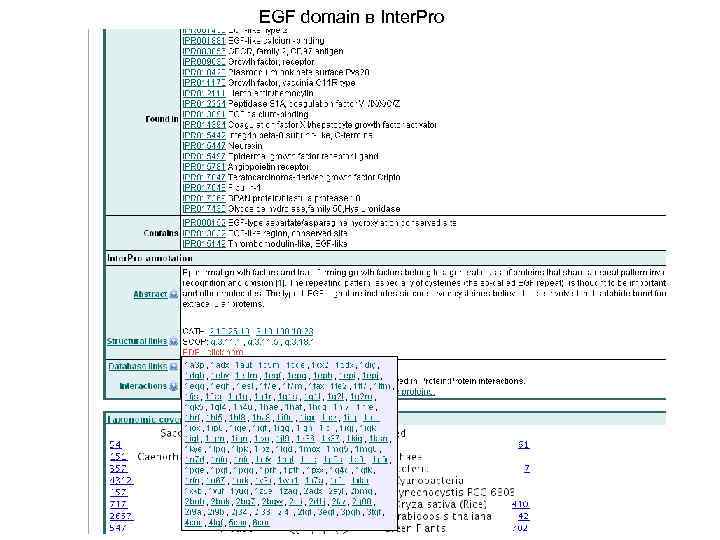 EGF domain в Inter. Pro 