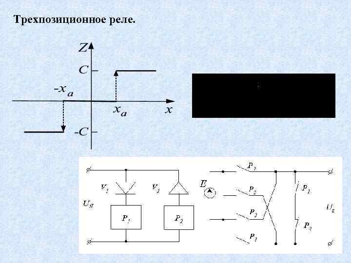 Трехпозиционное реле. 