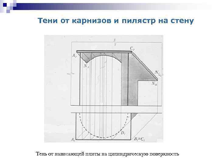 Выносная плита основная часть карниза