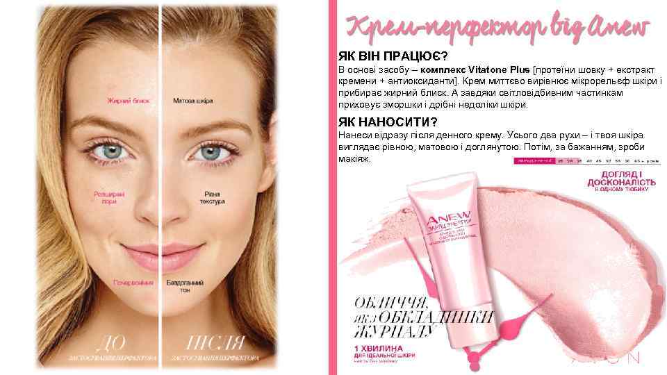 ЯК ВІН ПРАЦЮЄ? В основі засобу – комплекс Vitatone Plus [протеїни шовку + екстракт