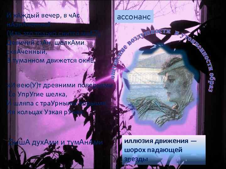 И к. Аждый вечер, в ч. Ас н. Азн. Аченный (Иль это только снится