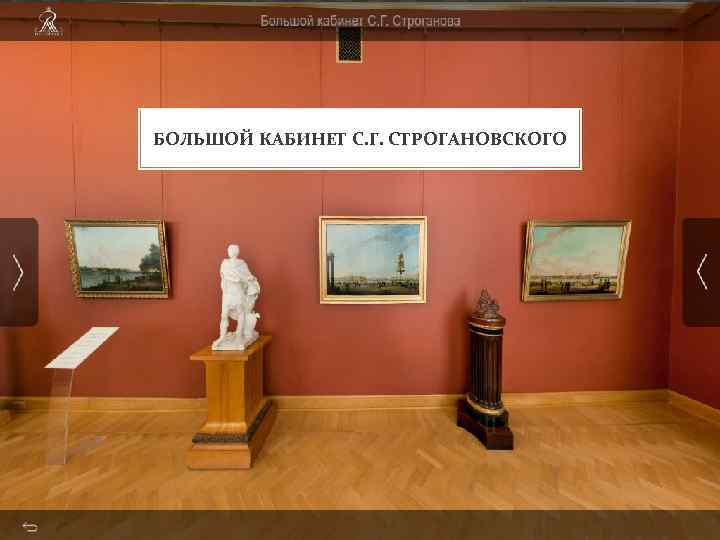 БОЛЬШОЙ КАБИНЕТ С. Г. СТРОГАНОВСКОГО 