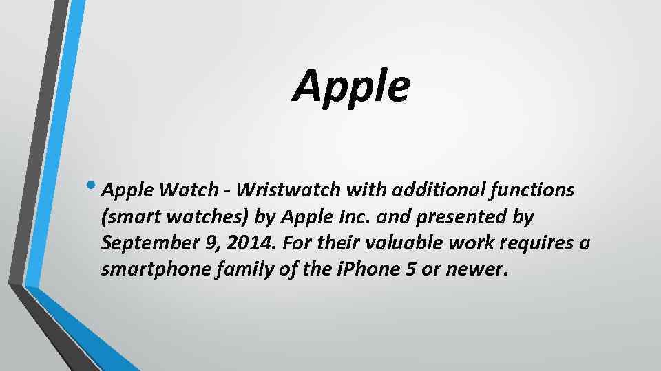 Apple • Apple Watch - Wristwatch with additional functions (smart watches) by Apple Inc.