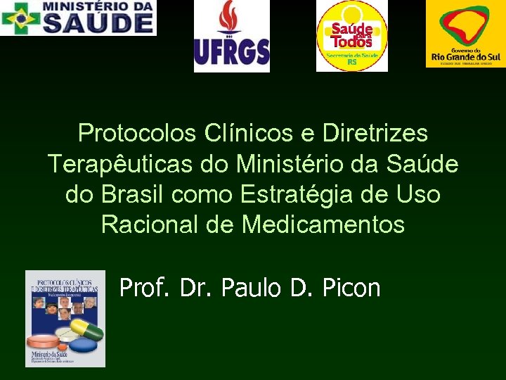 Protocolos Clínicos E Diretrizes Terapêuticas Do Ministério Da