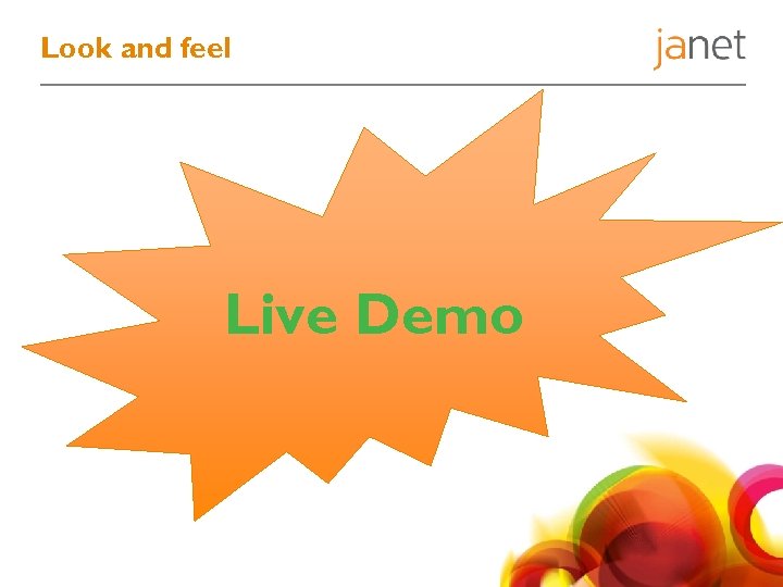 Look and feel Live Demo 