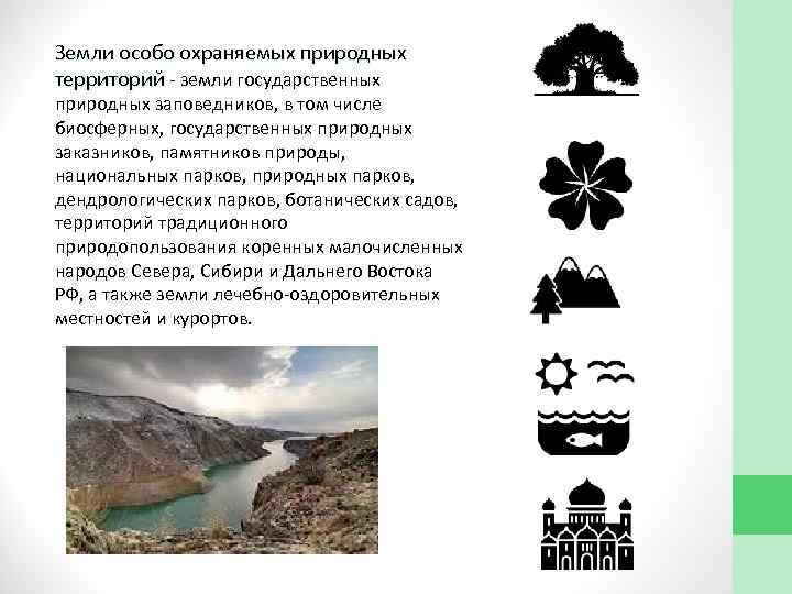 Земли особо охраняемых природных территорий земли государственных природных заповедников, в том числе биосферных, государственных