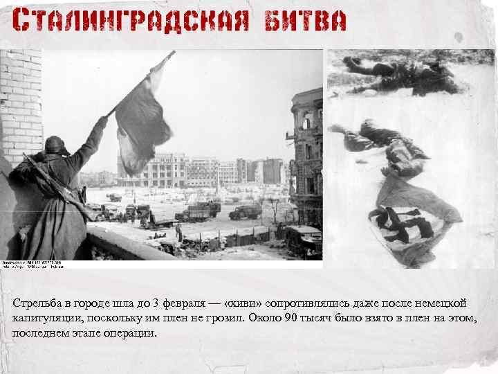 Стрельба в городе шла до 3 февраля — «хиви» сопротивлялись даже после немецкой капитуляции,