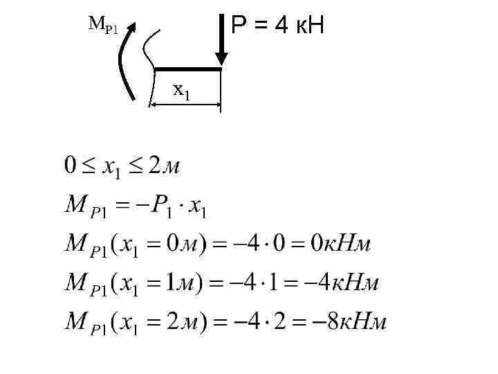 Р = 4 к. Н MP 1 x 1 