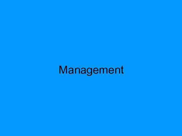 Management 