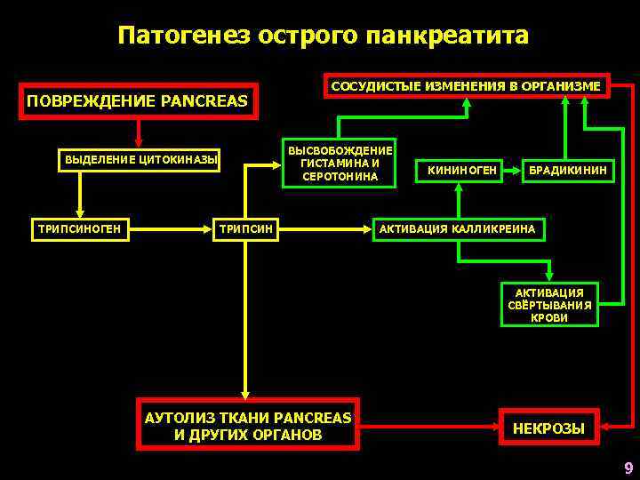 Патогенез острой