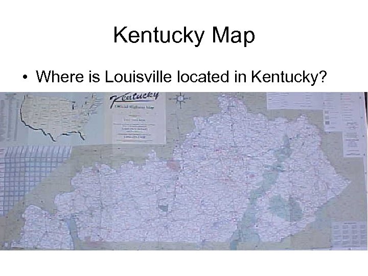 Kentucky Map • Where is Louisville located in Kentucky? 