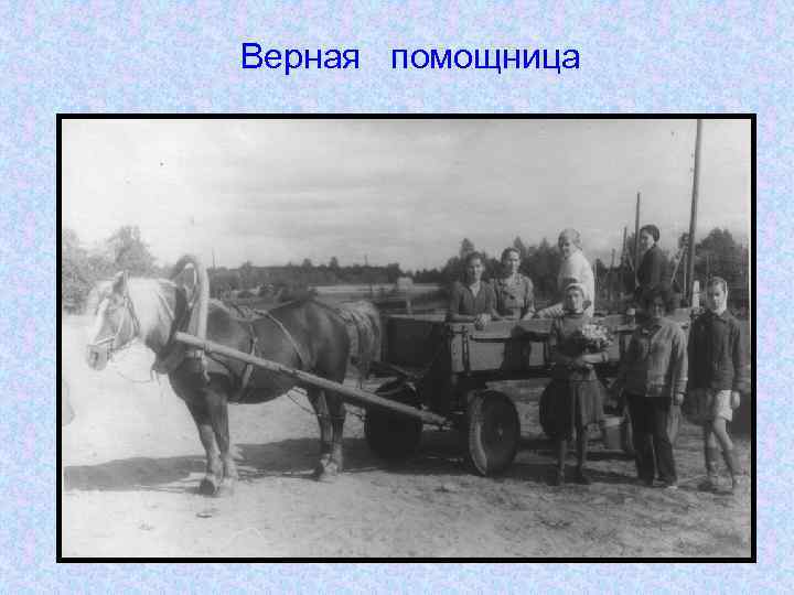 Верная помощница 