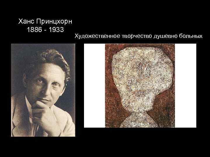 Ханс Принцхорн 1886 - 1933 Художественное творчество душевно больных 