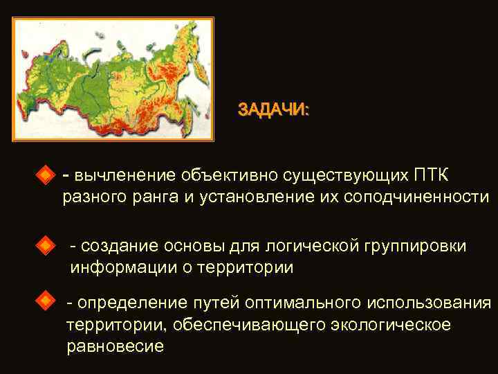 План характеристики природно территориального комплекса