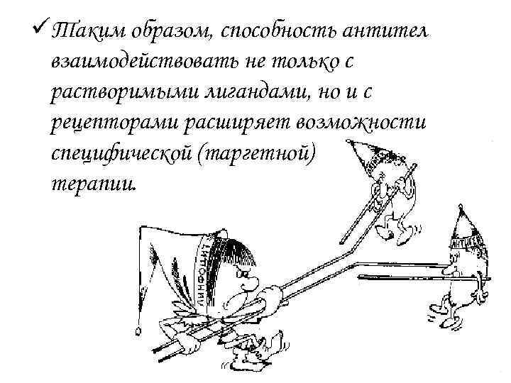 üТаким образом, способность антител взаимодействовать не только с растворимыми лигандами, но и с рецепторами